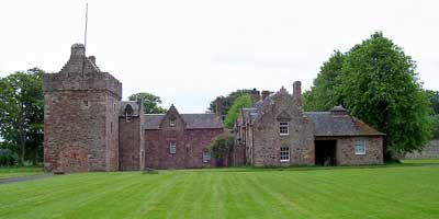 a photograph of the castle at Hunterston