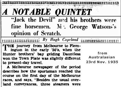 1935 newspaper article about hunters