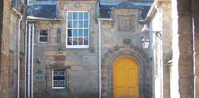 old castle bits saved and used for decoration