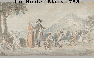painting of the Hunter-Blairs